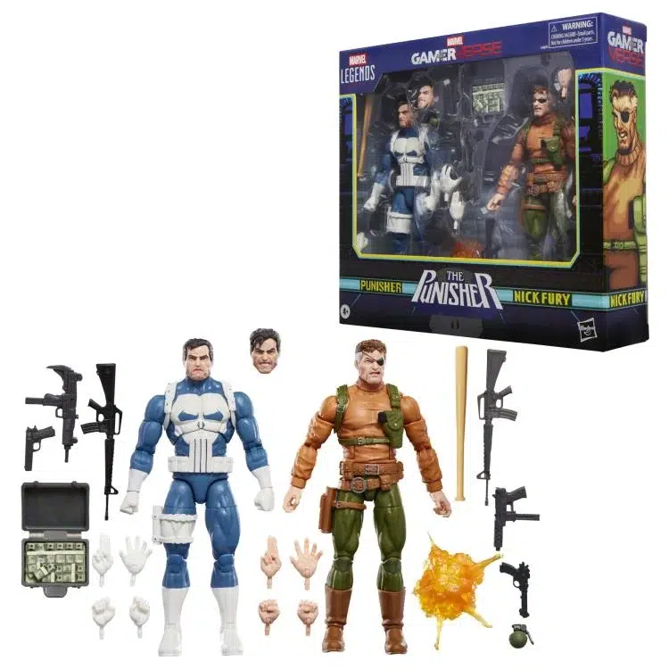 The Punisher Marvel Legends Gamerverse Punisher & Nick Fury Action Figure Two-Pack - Image 10