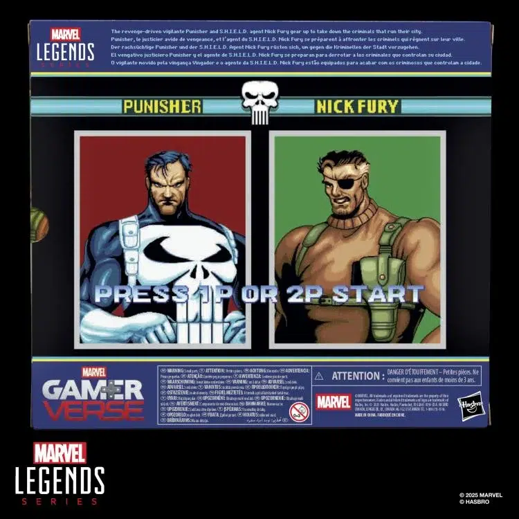 The Punisher Marvel Legends Gamerverse Punisher & Nick Fury Action Figure Two-Pack - Image 13