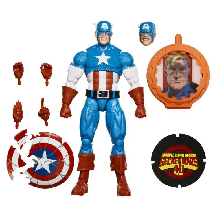 Secret Wars Marvel Legends Captain America Action Figure - Image 11