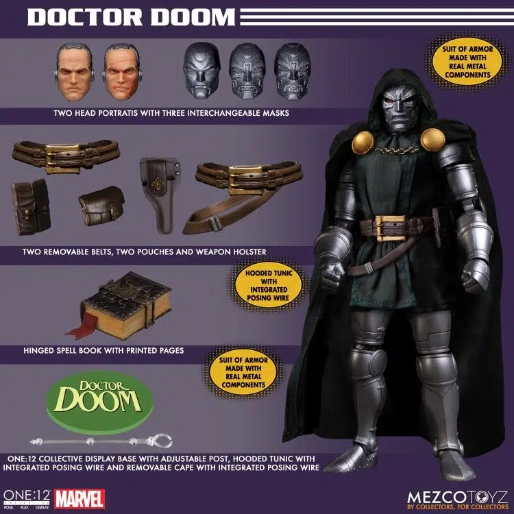 Marvel One:12 Collective Doctor Doom Action Figure - Image 9