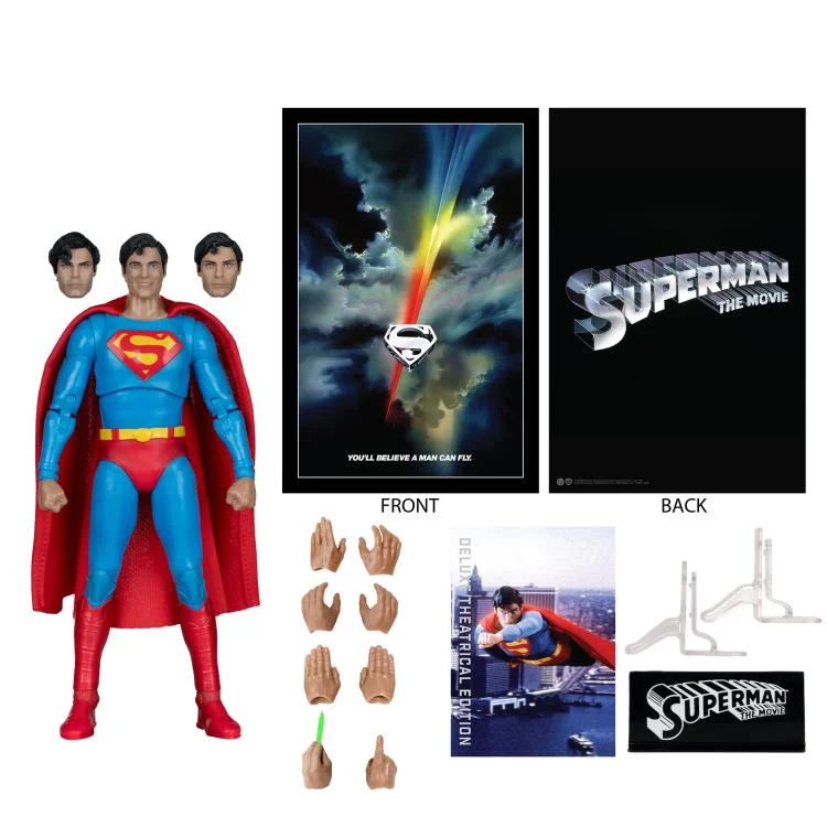 Superman (1978) DC Multiverse Superman (Deluxe Theatrical Edition) Action Figure - Image 9