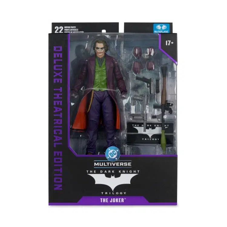 The Dark Knight DC Multiverse The Joker (Deluxe Theatrical Edition) Action Figure - Image 9