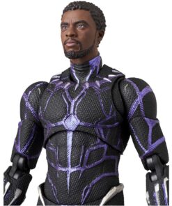 Avengers: Endgame MAFEX No.316 Black Panther (Vibranium Energy Ver.) Action Figure - Image 4
