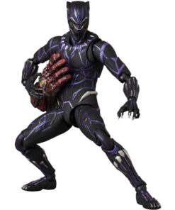 Avengers: Endgame MAFEX No.316 Black Panther (Vibranium Energy Ver.) Action Figure - Image 7