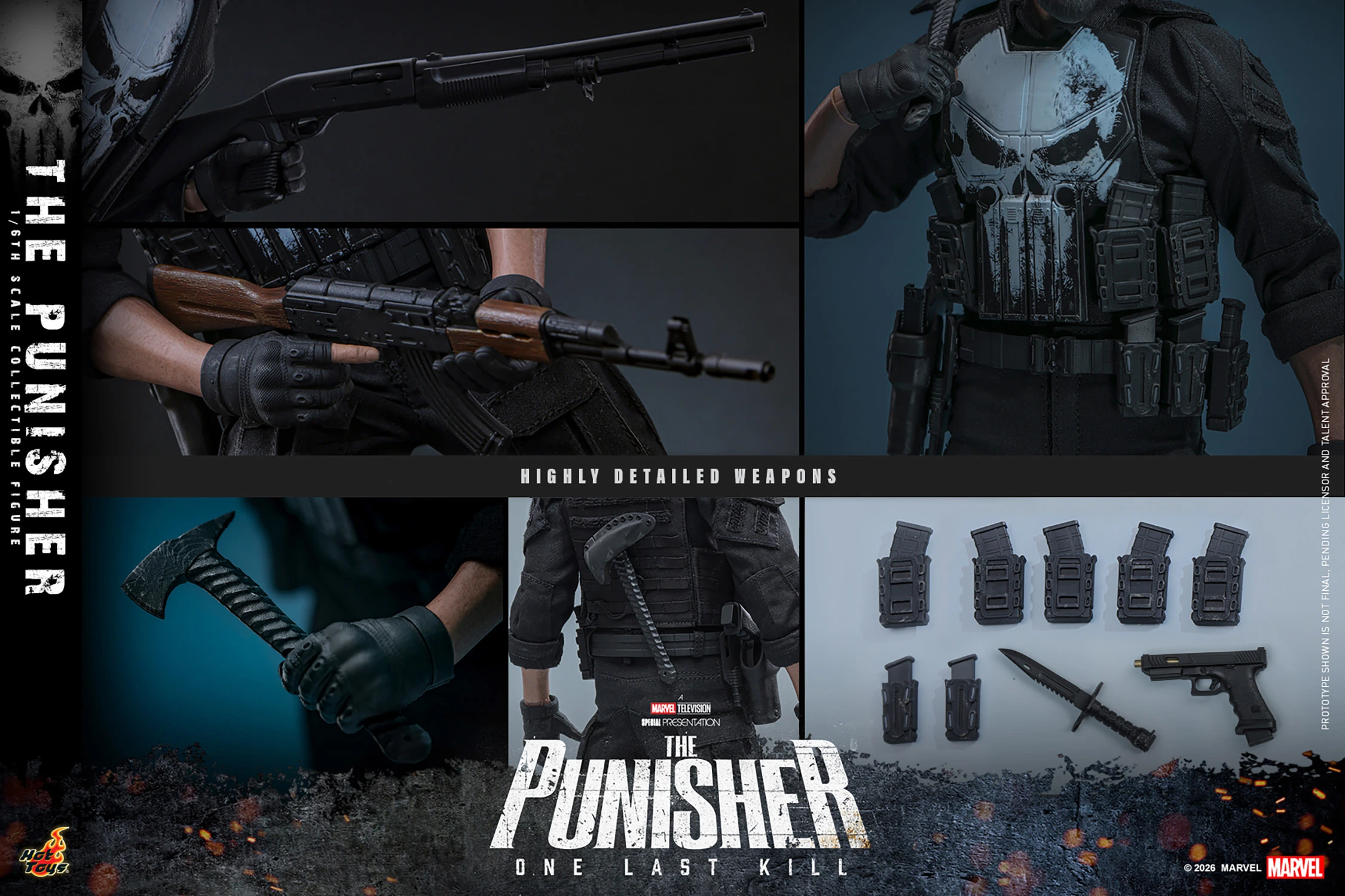 The Punisher: One Last Kill The Punisher 1/6th Scale Collectible Figure - Image 19