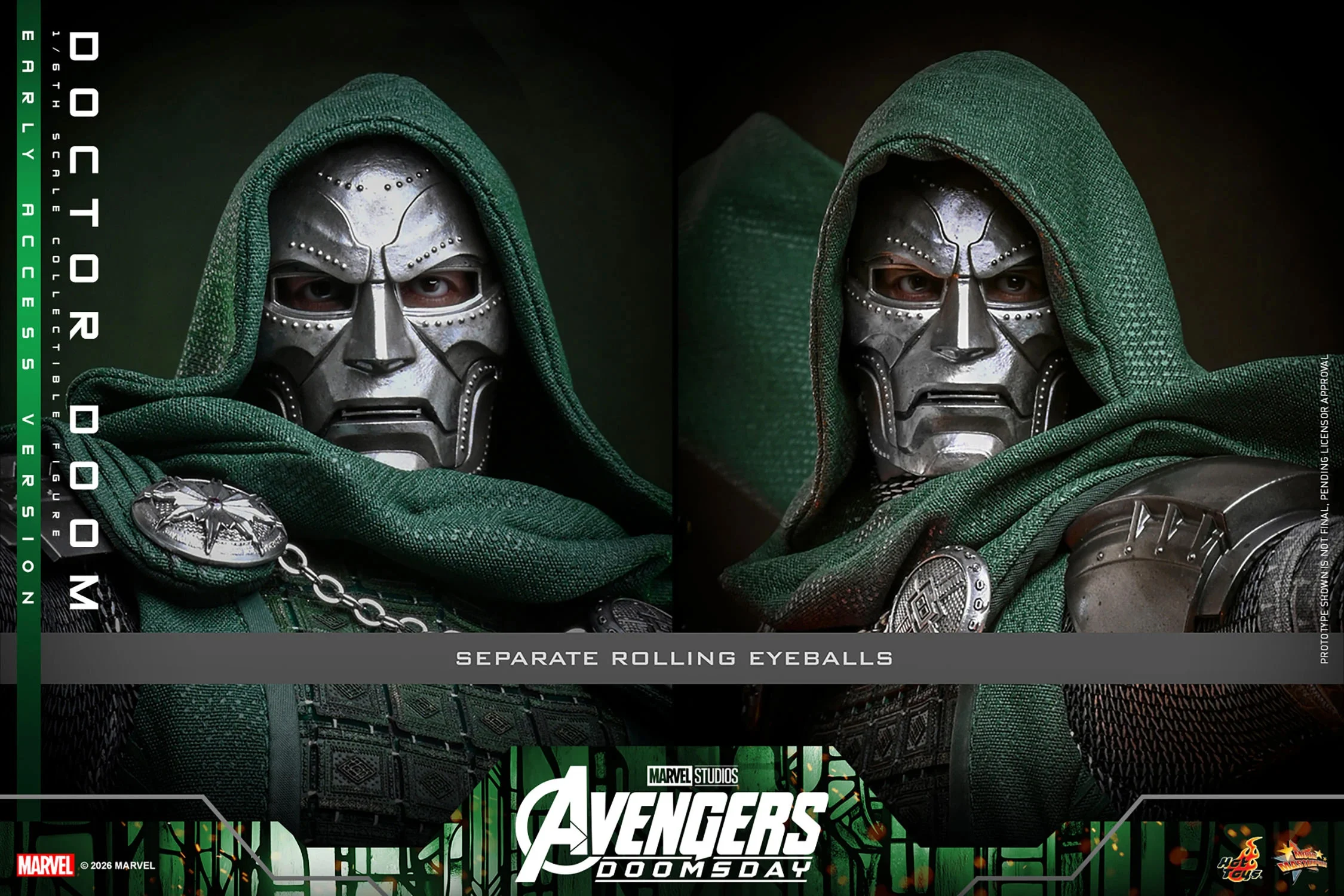 Avengers: Doomsday MMS906 Doctor Doom 1/6th Scale Collectible Figure - Image 16