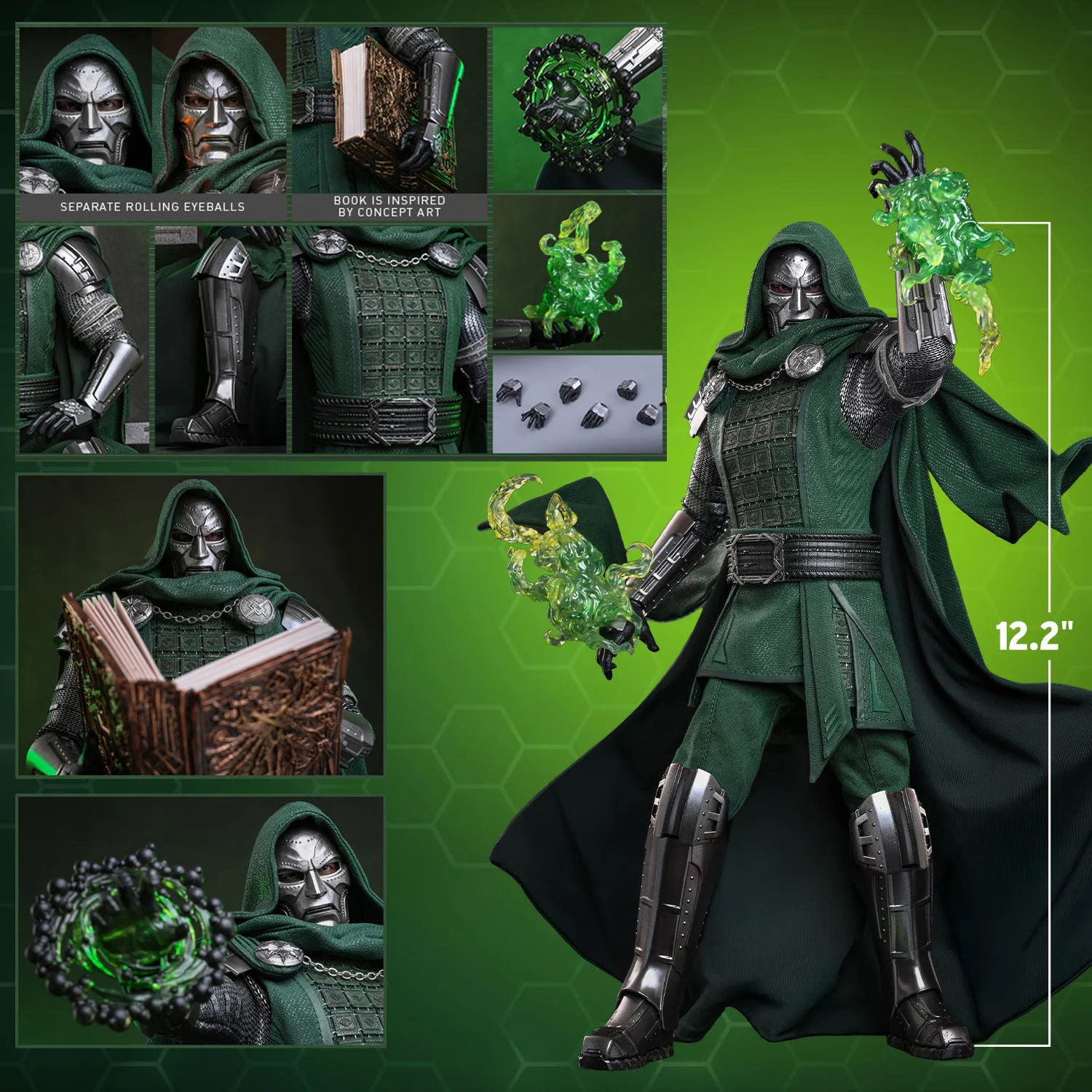 Avengers: Doomsday MMS906 Doctor Doom 1/6th Scale Collectible Figure - Image 5