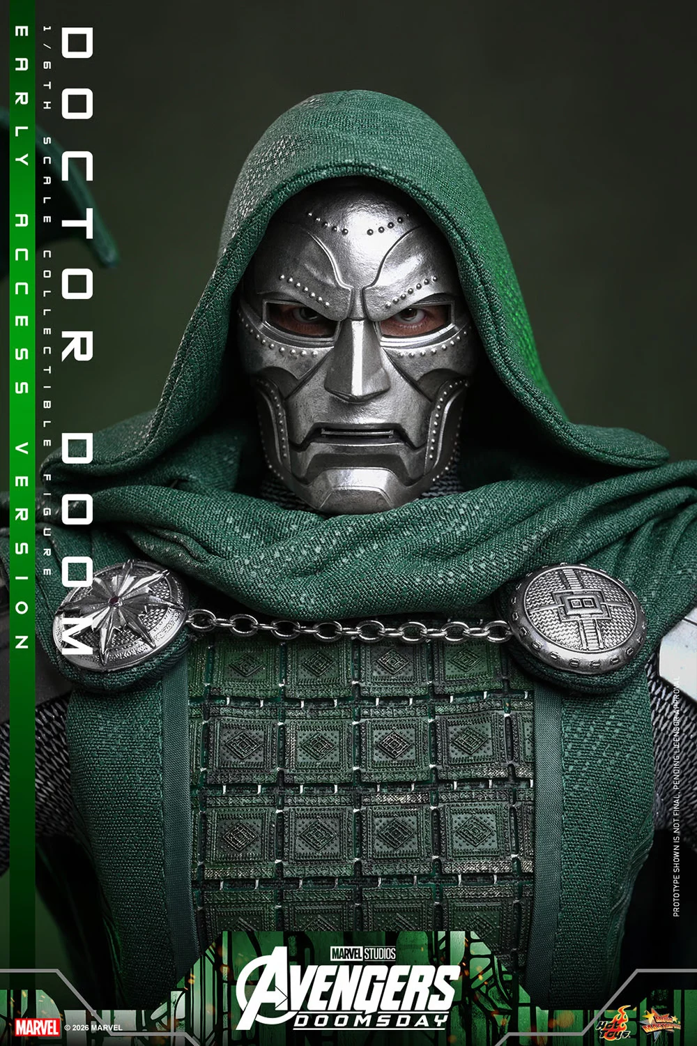 Avengers: Doomsday MMS906 Doctor Doom 1/6th Scale Collectible Figure - Image 6