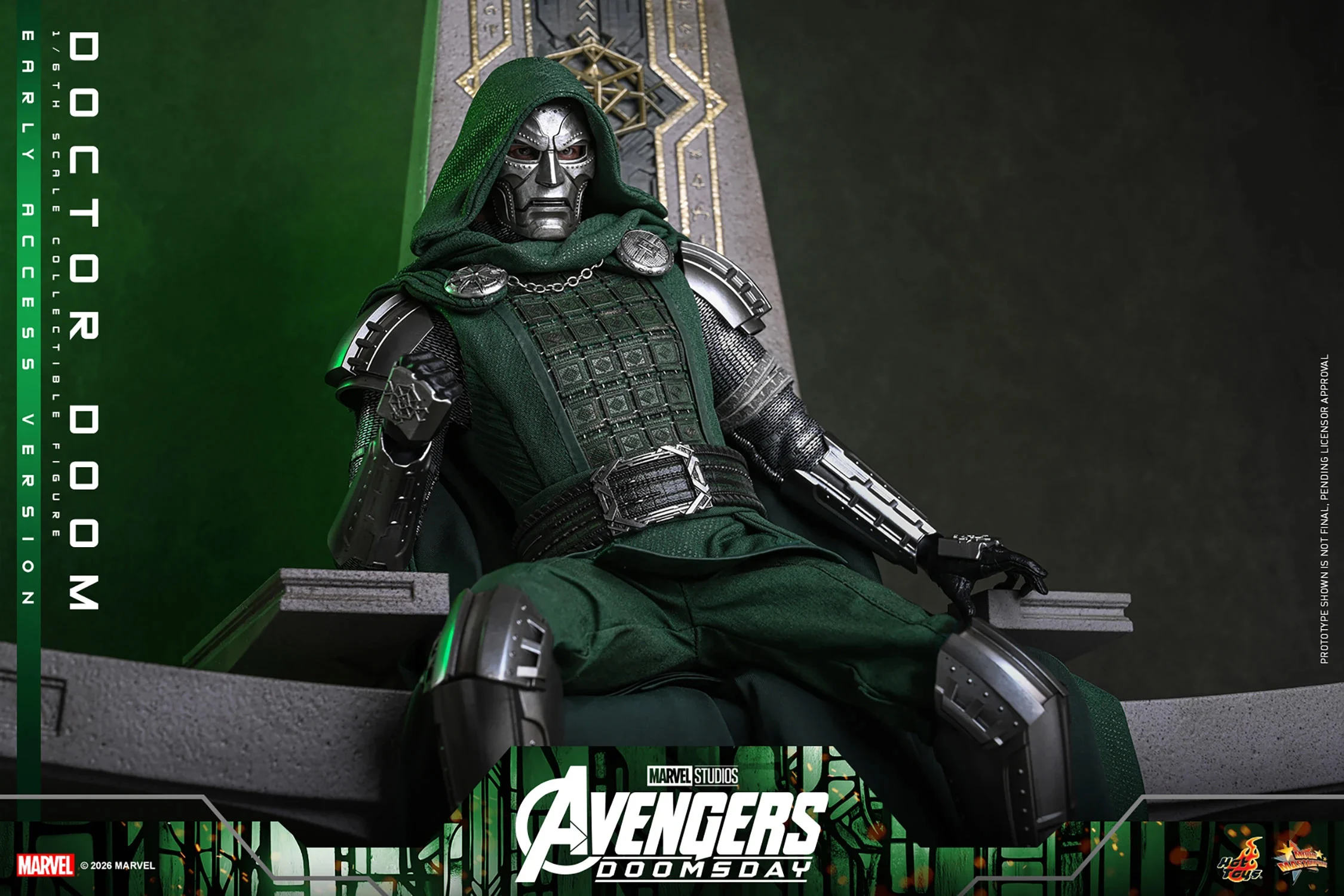 Avengers: Doomsday MMS906 Doctor Doom 1/6th Scale Collectible Figure - Image 9
