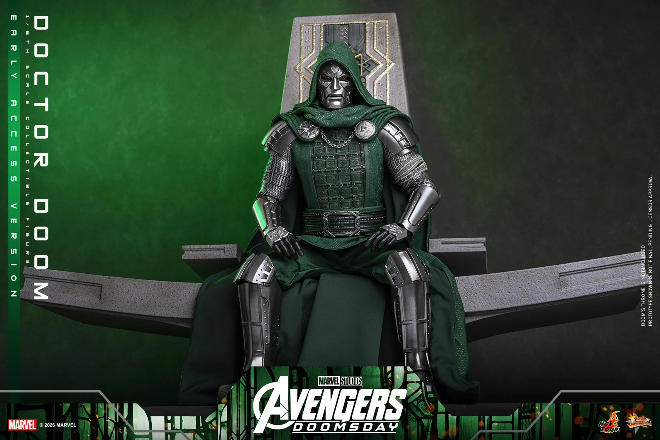 Avengers: Doomsday MMS906 Doctor Doom 1/6th Scale Collectible Figure - Image 10