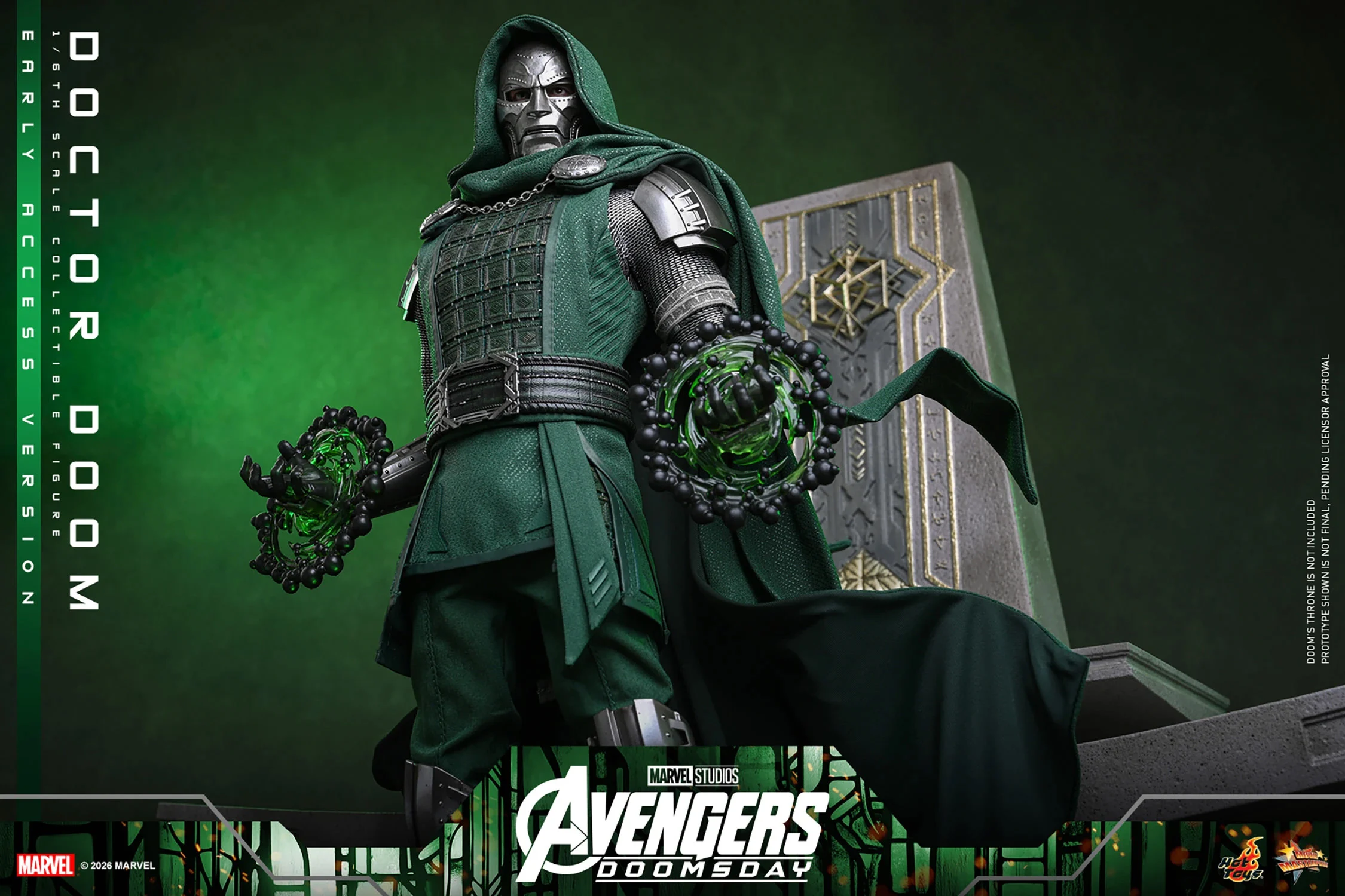 Avengers: Doomsday MMS906 Doctor Doom 1/6th Scale Collectible Figure - Image 11