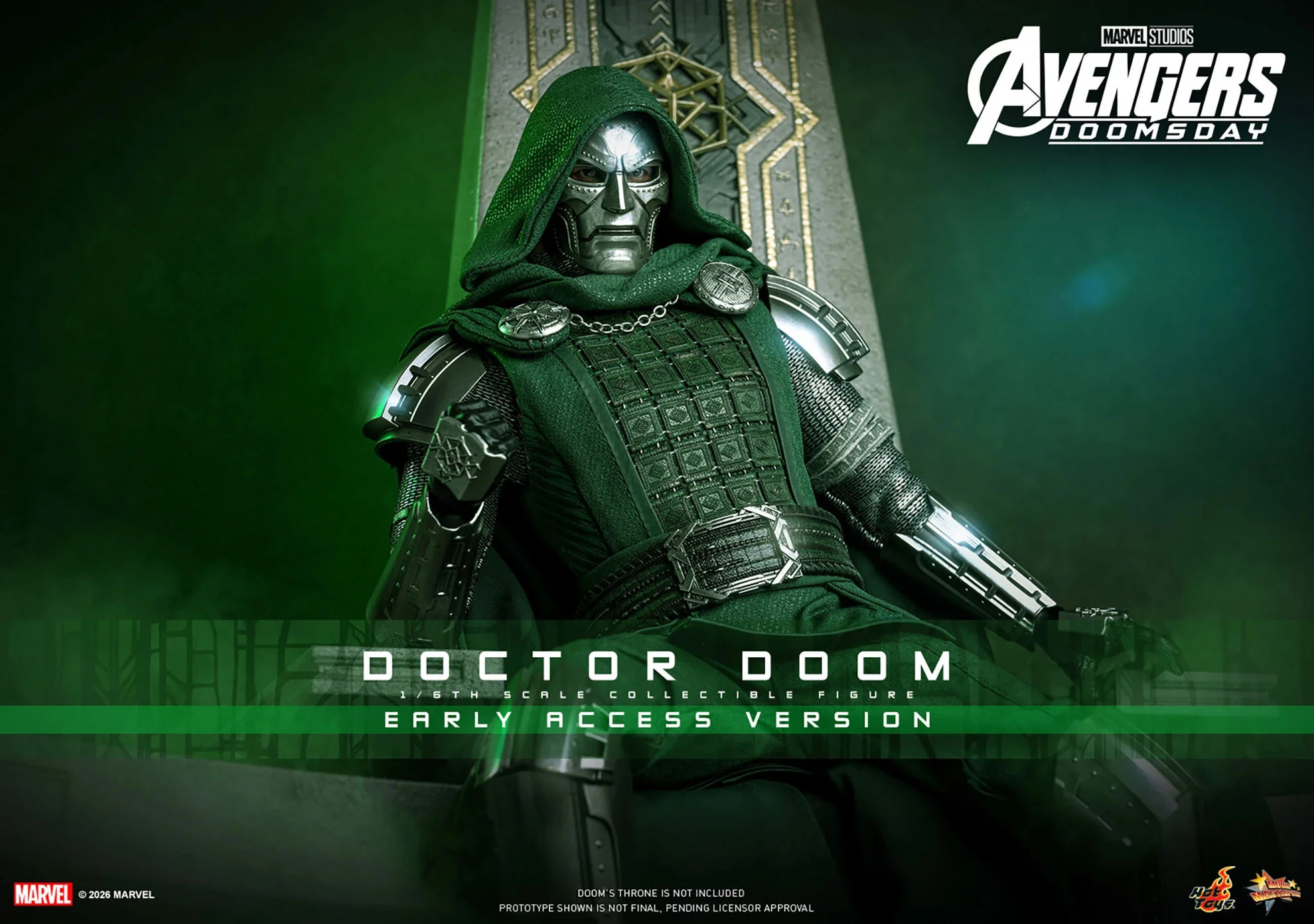 Avengers: Doomsday MMS906 Doctor Doom 1/6th Scale Collectible Figure - Image 17