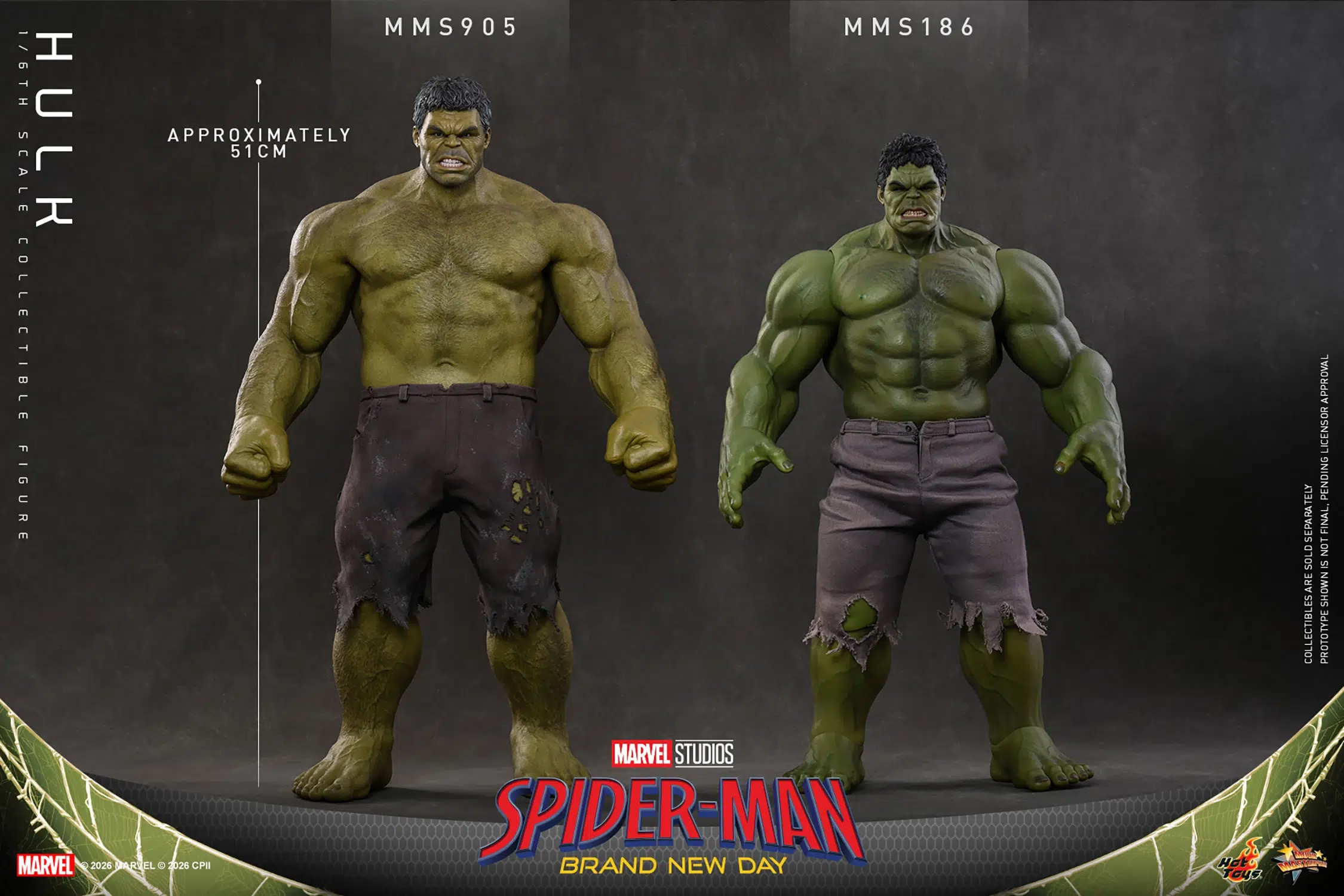 Spider-Man: Brand New Day MMS905 Hulk 1/6th Scale Collectible Figure - Image 20