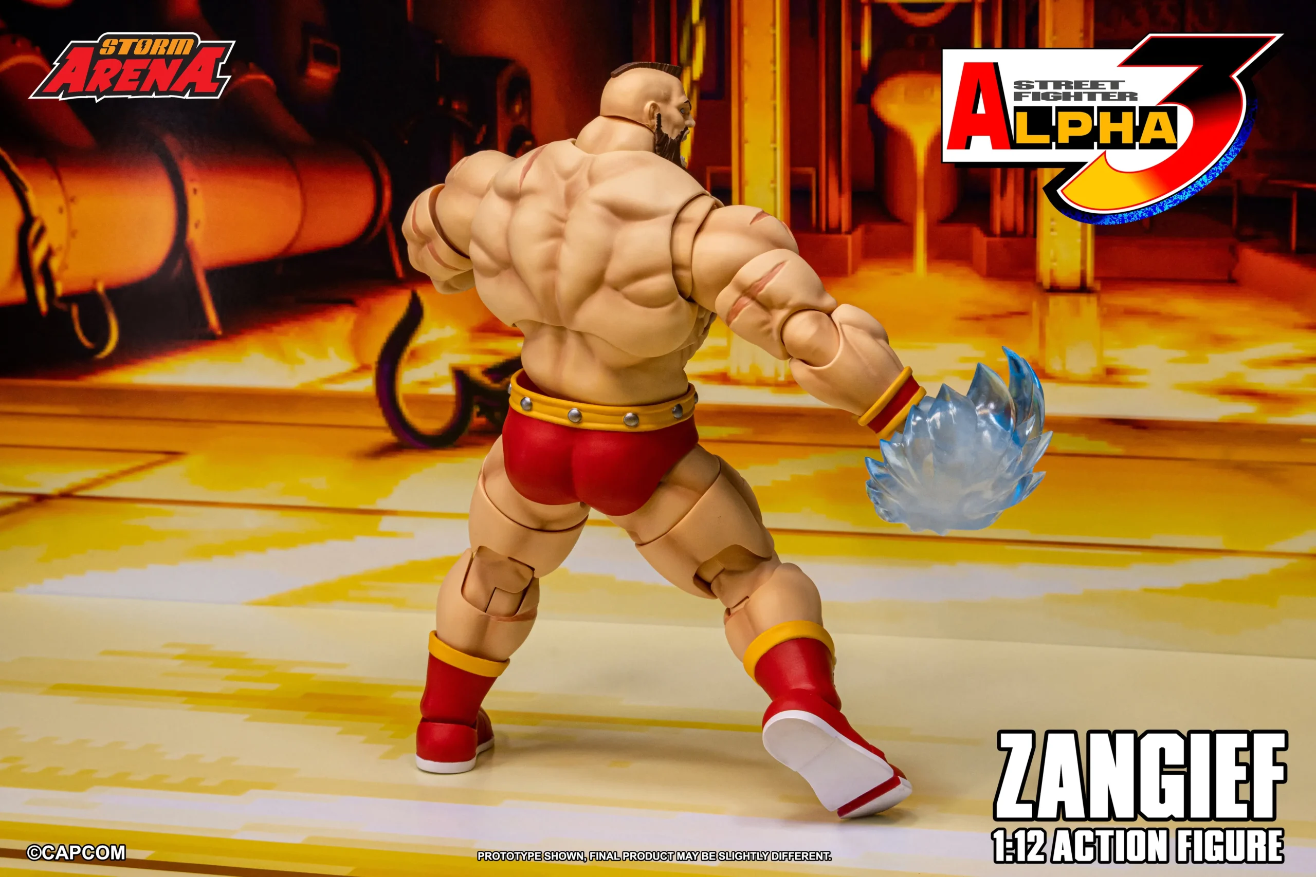 Street Fighter Alpha 3 Storm Arena Zangief 1/12 Scale Action Figure - Image 14