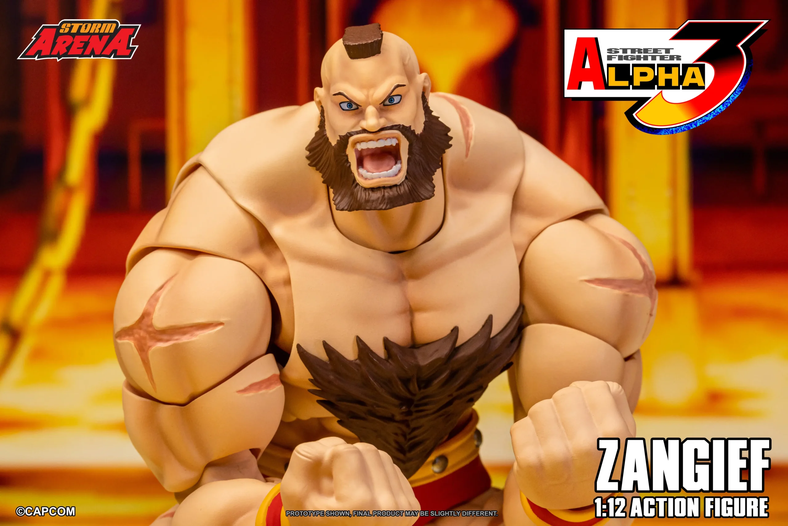 Street Fighter Alpha 3 Storm Arena Zangief 1/12 Scale Action Figure - Image 19