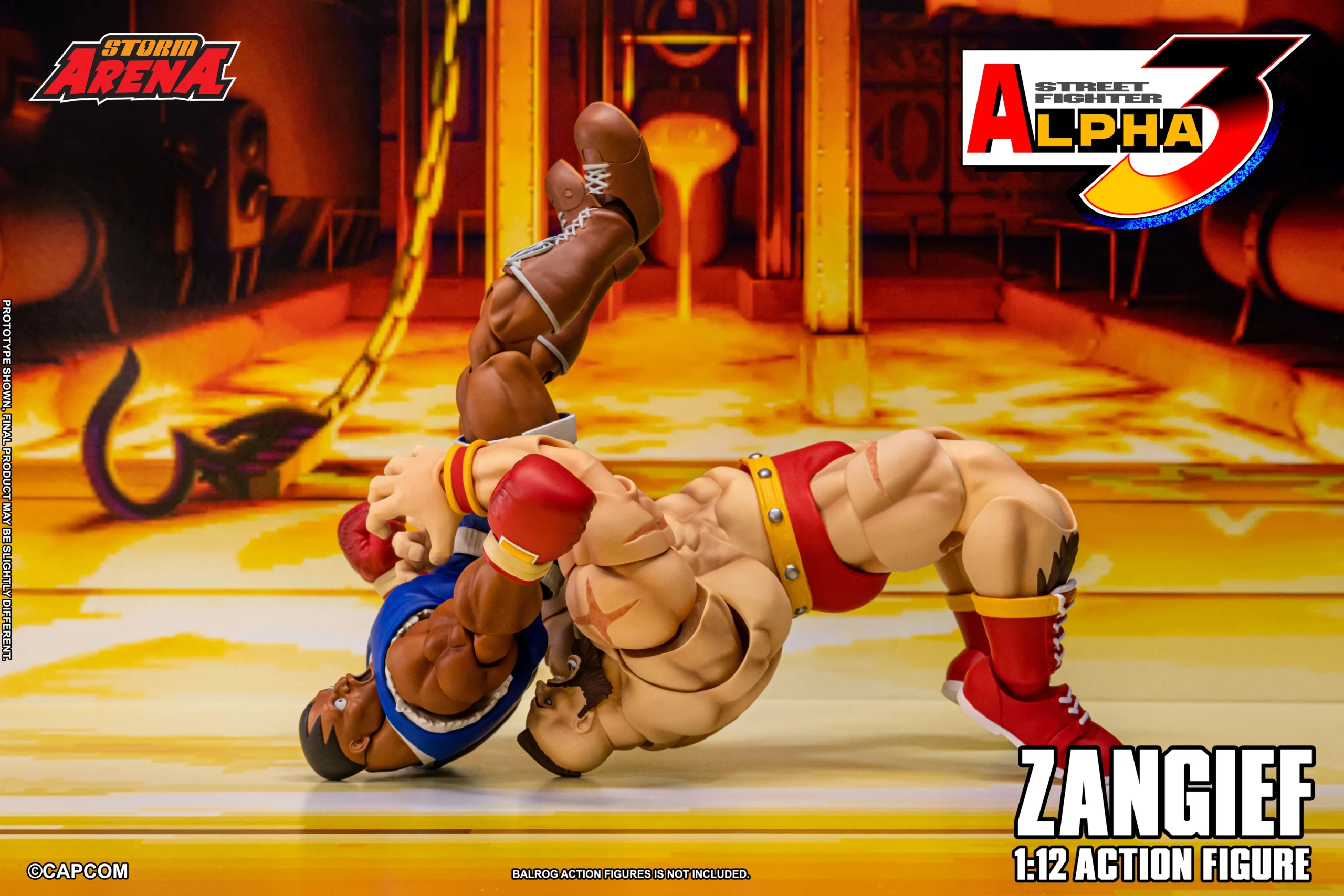 Street Fighter Alpha 3 Storm Arena Zangief 1/12 Scale Action Figure - Image 22