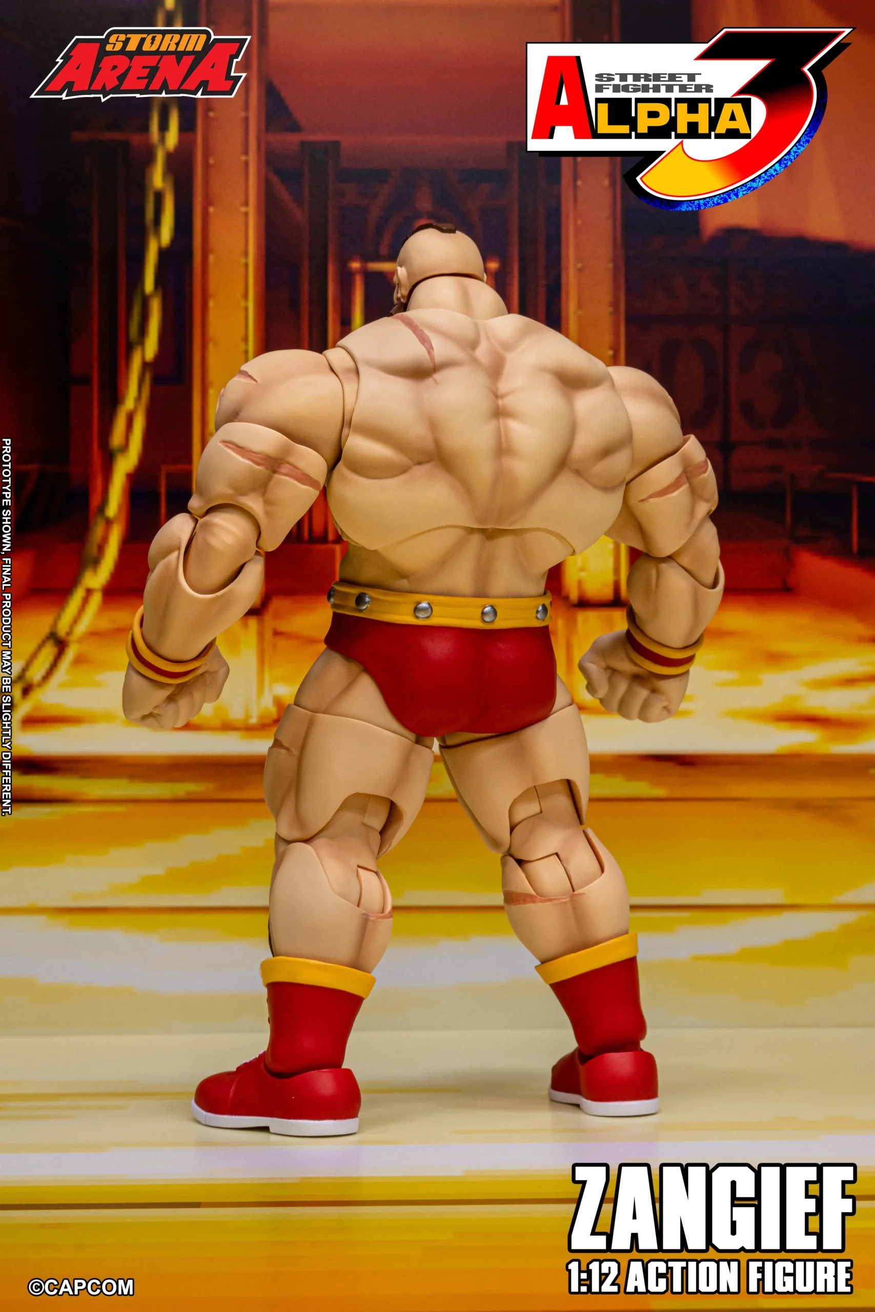Street Fighter Alpha 3 Storm Arena Zangief 1/12 Scale Action Figure - Image 4