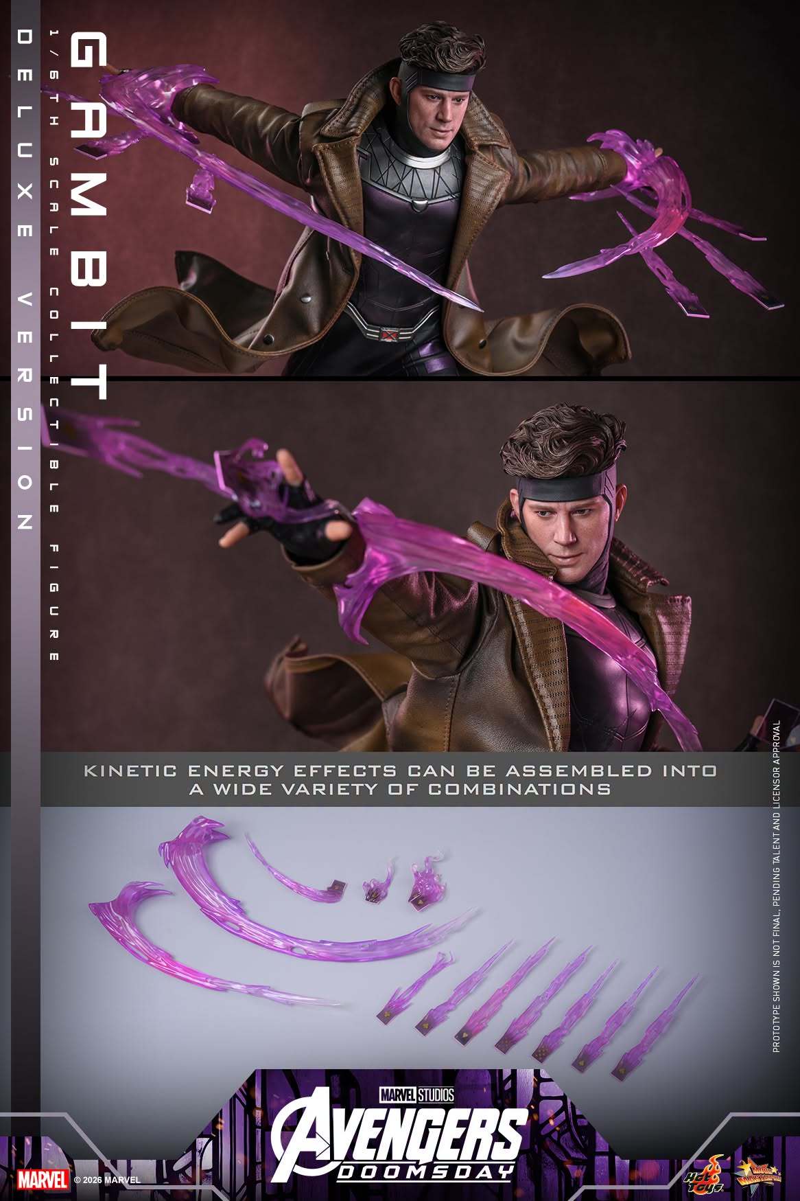 Avengers: Doomsday MMS911 Gambit (Deluxe Ver.) 1/6th Scale Collectible Figure - Image 22
