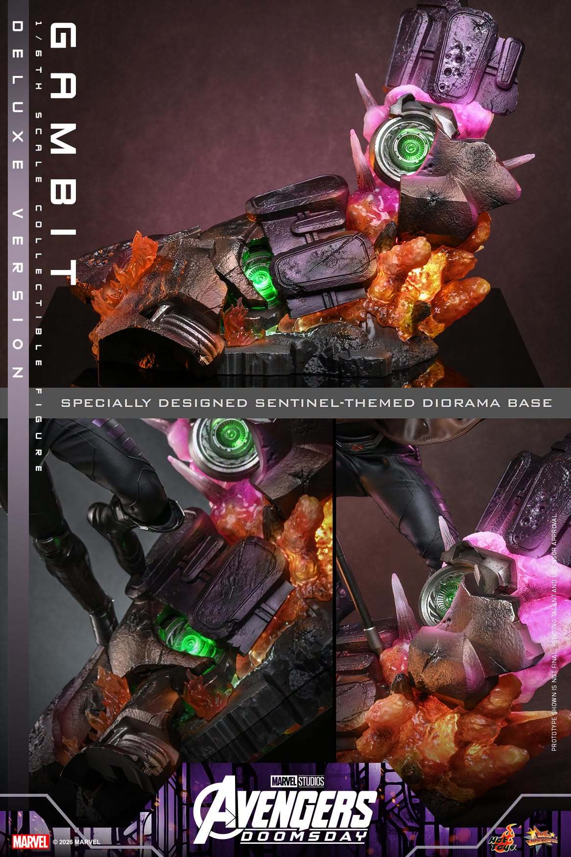 Avengers: Doomsday MMS911 Gambit (Deluxe Ver.) 1/6th Scale Collectible Figure - Image 19