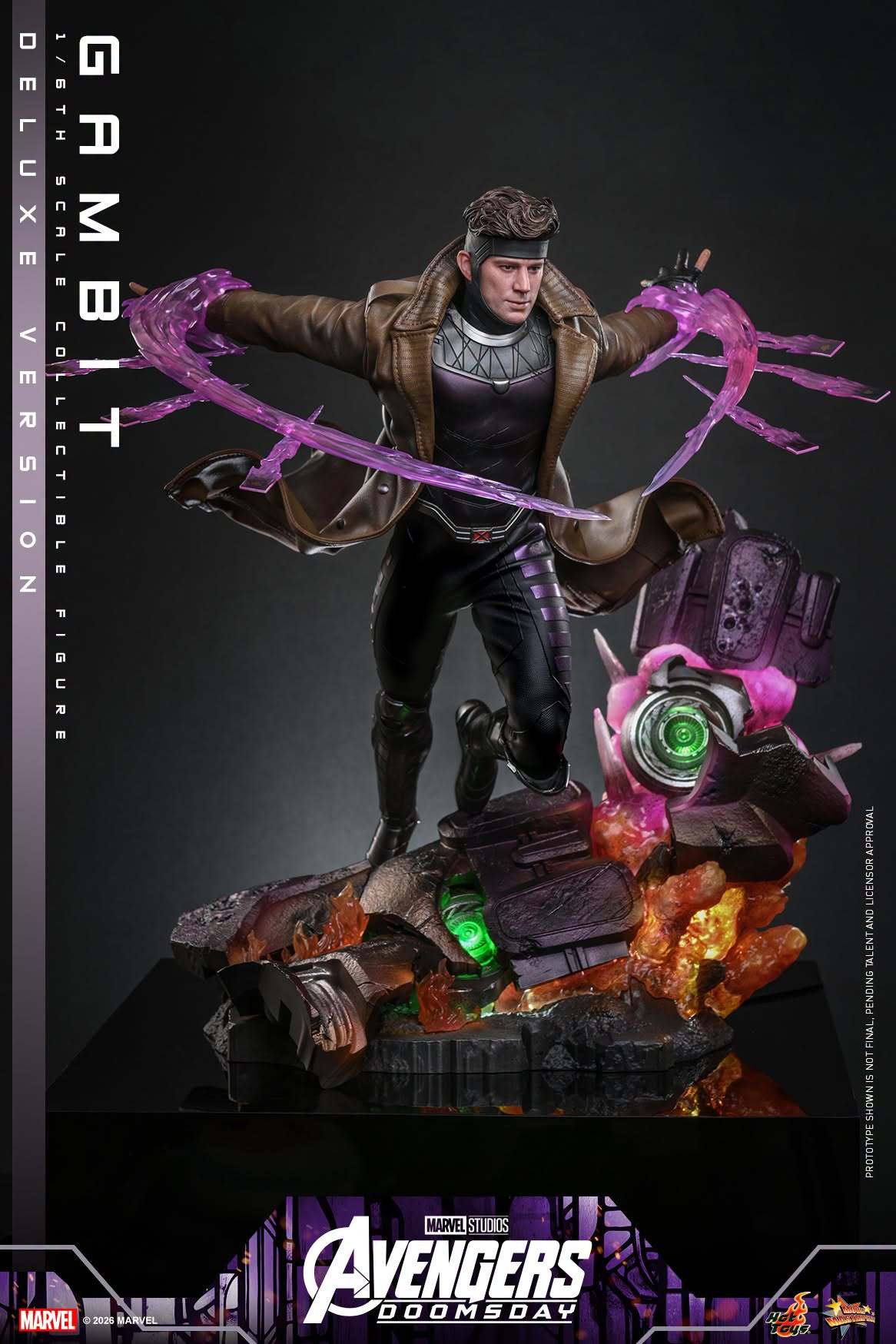 Avengers: Doomsday MMS911 Gambit (Deluxe Ver.) 1/6th Scale Collectible Figure - Image 16