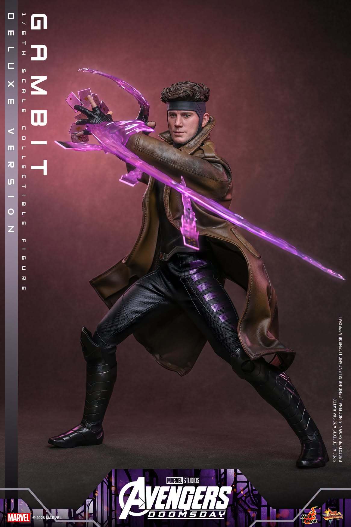 Avengers: Doomsday MMS911 Gambit (Deluxe Ver.) 1/6th Scale Collectible Figure - Image 13