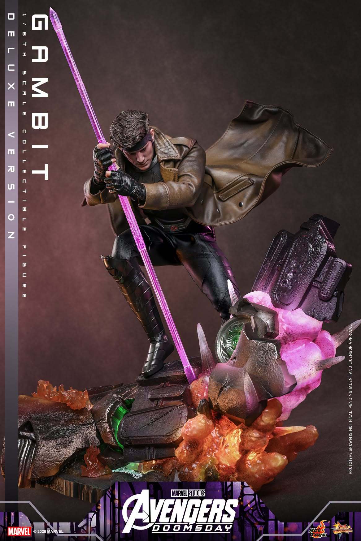 Avengers: Doomsday MMS911 Gambit (Deluxe Ver.) 1/6th Scale Collectible Figure - Image 2