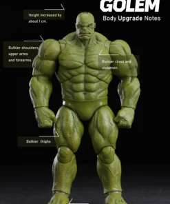 6 Inch+ Green Golem 1/12 Scale Action Figure (GS003) - Image 12