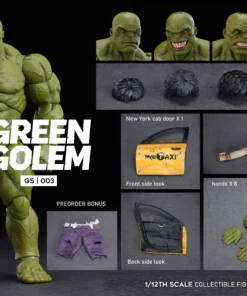 6 Inch+ Green Golem 1/12 Scale Action Figure (GS003) - Image 3