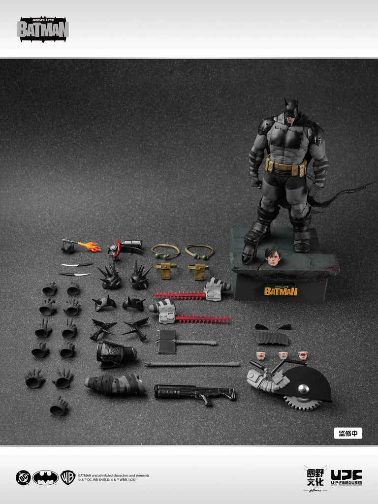 U-P-Finegures (LPZZ) Absolute Batman 1/12 Batman Action Figure - Image 6
