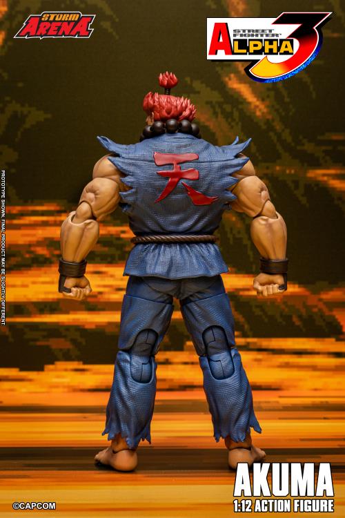 Street Fighter Alpha 3 Storm Arena Akuma 1/12 Scale Action Figure - Image 3
