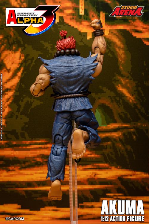 Street Fighter Alpha 3 Storm Arena Akuma 1/12 Scale Action Figure - Image 13