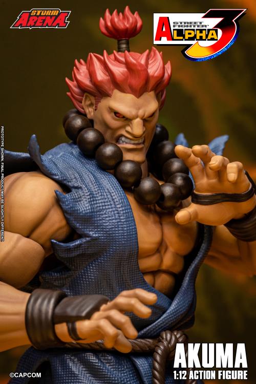 Street Fighter Alpha 3 Storm Arena Akuma 1/12 Scale Action Figure - Image 17