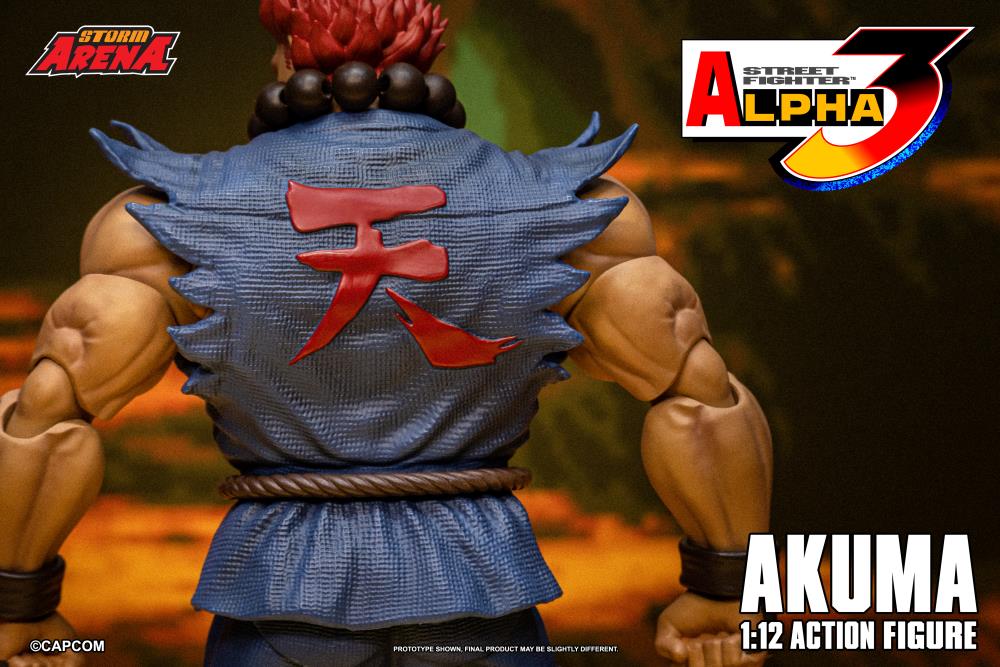 Street Fighter Alpha 3 Storm Arena Akuma 1/12 Scale Action Figure - Image 20