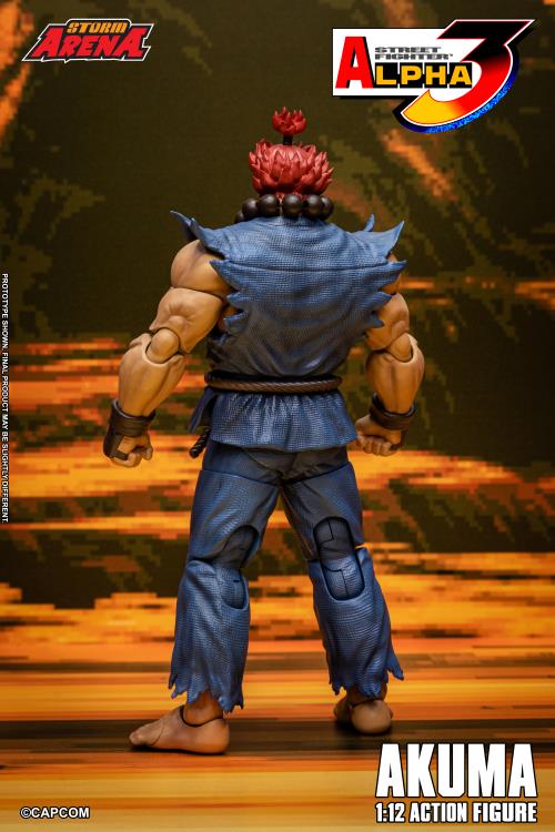 Street Fighter Alpha 3 Storm Arena Akuma 1/12 Scale Action Figure - Image 4