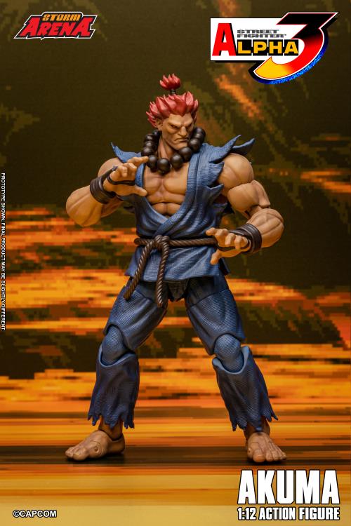 Street Fighter Alpha 3 Storm Arena Akuma 1/12 Scale Action Figure - Image 5