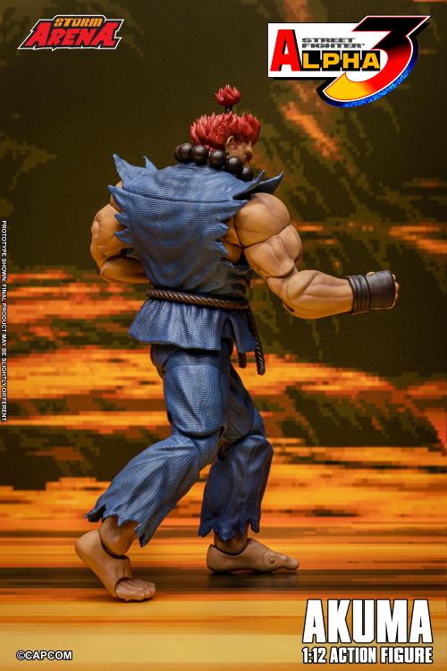 Street Fighter Alpha 3 Storm Arena Akuma 1/12 Scale Action Figure - Image 6