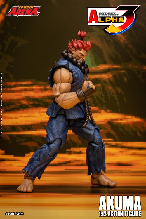 Street Fighter Alpha 3 Storm Arena Akuma 1/12 Scale Action Figure - Image 11