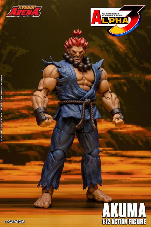 Street Fighter Alpha 3 Storm Arena Akuma 1/12 Scale Action Figure - Image 2