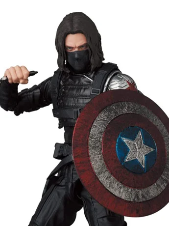 Captain America: The Winter Soldier MAFEX No.203 Winter Soldier Action Figure (Reissue) - Image 2