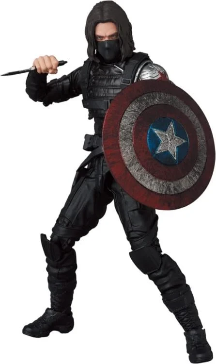 Captain America: The Winter Soldier MAFEX No.203 Winter Soldier Action Figure (Reissue) - Image 3