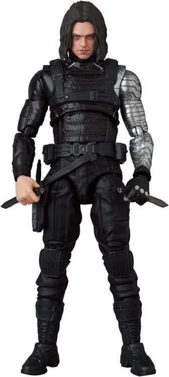 Captain America: The Winter Soldier MAFEX No.203 Winter Soldier Action Figure (Reissue) - Image 4