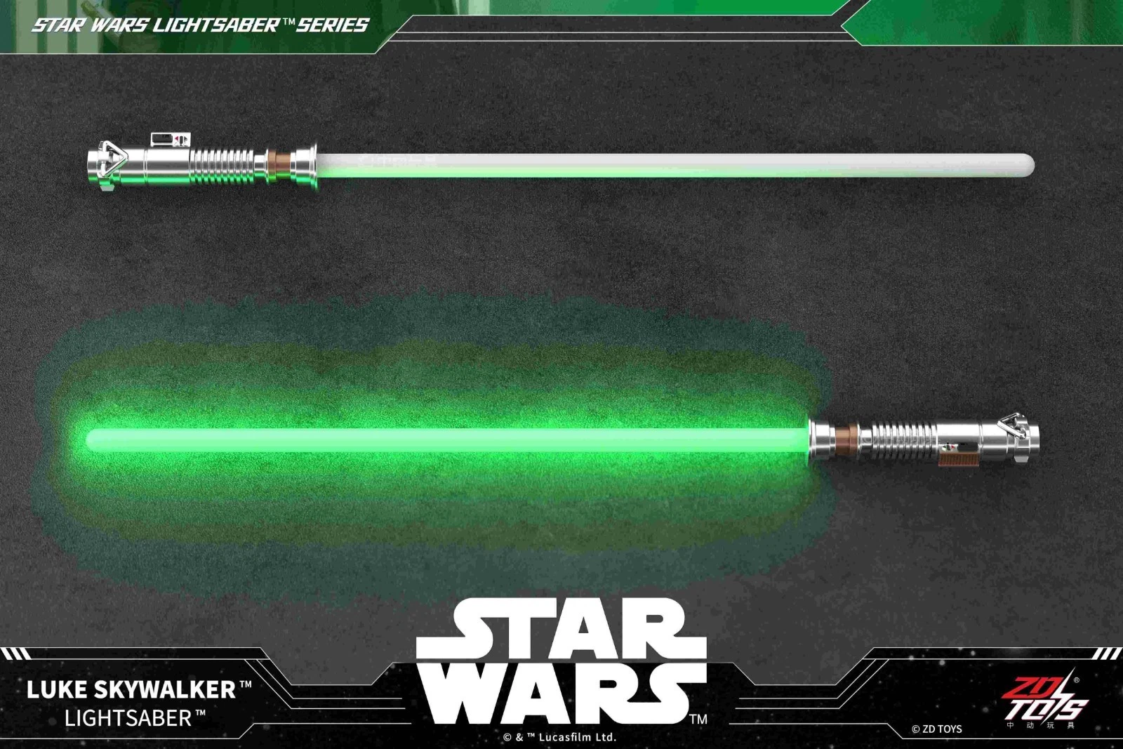 Star Wars Luke Skywalker Lightsaber 1:1 Replica with Sound - Image 2