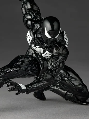 Amazing Yamaguchi Revoltech NR147 Symbiote Suit Spider-Man Action Figure (Reissue) - Image 3