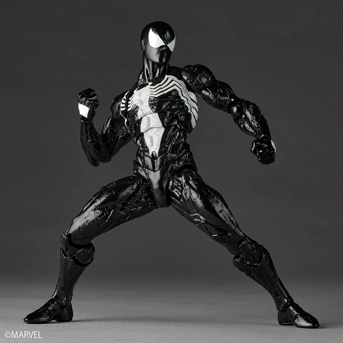 Amazing Yamaguchi Revoltech NR147 Symbiote Suit Spider-Man Action Figure (Reissue) - Image 5