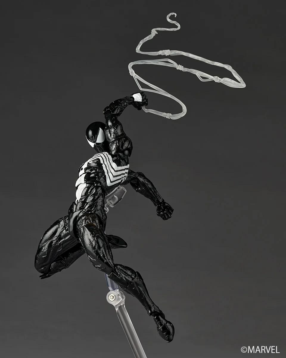 Amazing Yamaguchi Revoltech NR147 Symbiote Suit Spider-Man Action Figure (Reissue) - Image 7