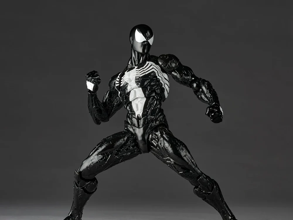 Amazing Yamaguchi Revoltech NR147 Symbiote Suit Spider-Man Action Figure (Reissue)