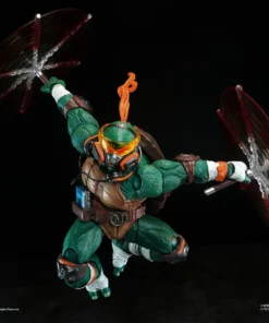 Teenage Mutant Ninja Turtles HB0105 HEFIG Michelangelo (Deluxe Edition) Action Figure (With Bonus) - Image 3