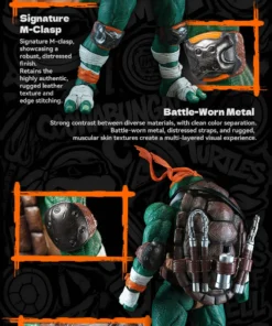 Teenage Mutant Ninja Turtles HB0105 HEFIG Michelangelo (Deluxe Edition) Action Figure (With Bonus) - Image 21