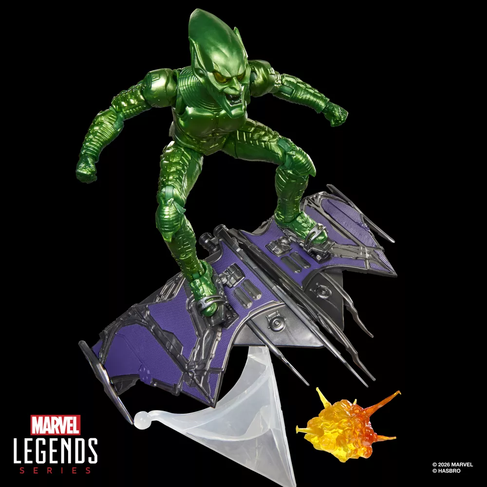 Spider-Man: No Way Home Marvel Legends Green Goblin Action Figure and Glider Set - Image 4