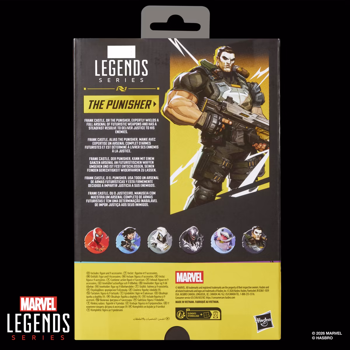 Marvel Legends Marvel Rivals The Punisher Action Figures - Image 4